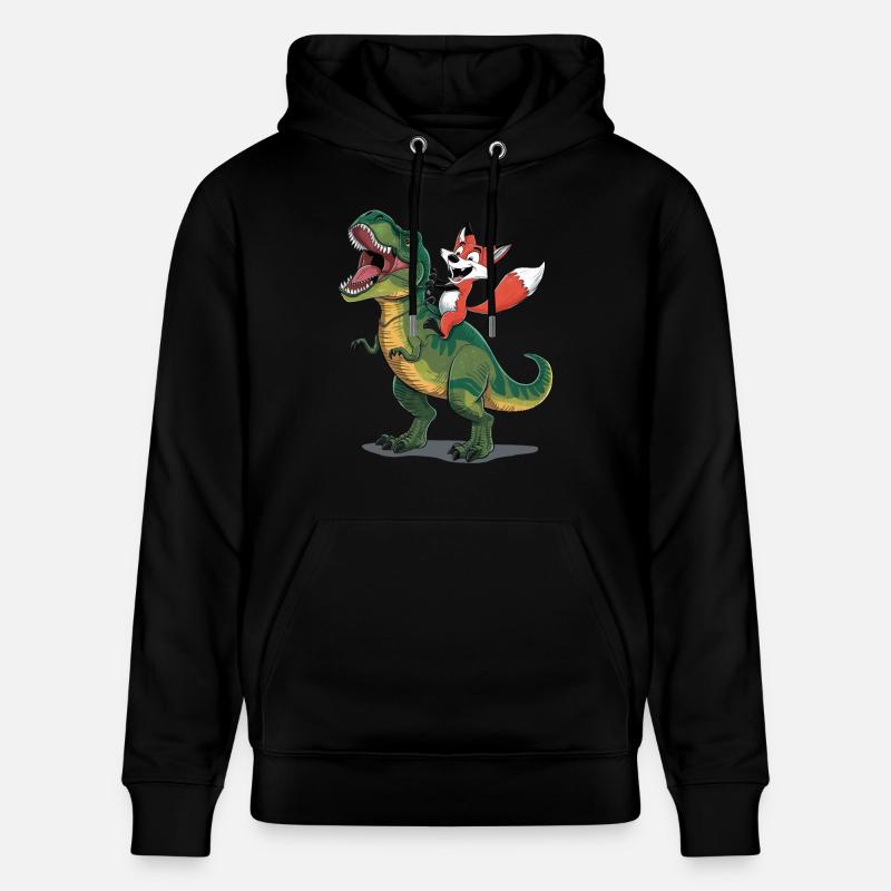 Renard - Sweat à capuche bio CRUISER Stanley/Stella Unisexe - noir