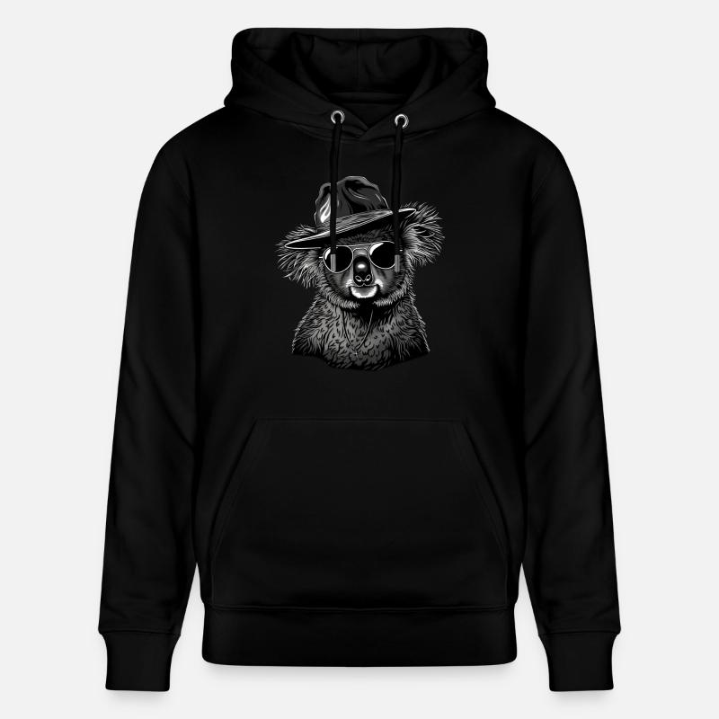 Koala - Stanley/Stella Unisex Bio-Hoodie CRUISER  - Schwarz