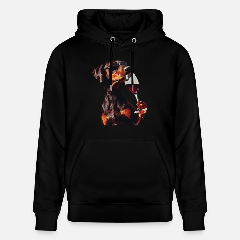 Doberman - Sweat à capuche bio CRUISER Stanley/Stella Unisexe - noir