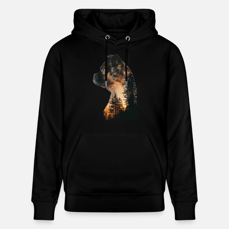 Carlin - Sweat à capuche bio CRUISER Stanley/Stella Unisexe - noir