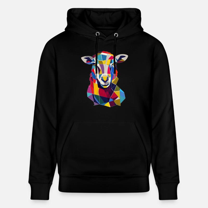 Mouton - Sweat à capuche bio CRUISER Stanley/Stella Unisexe - noir