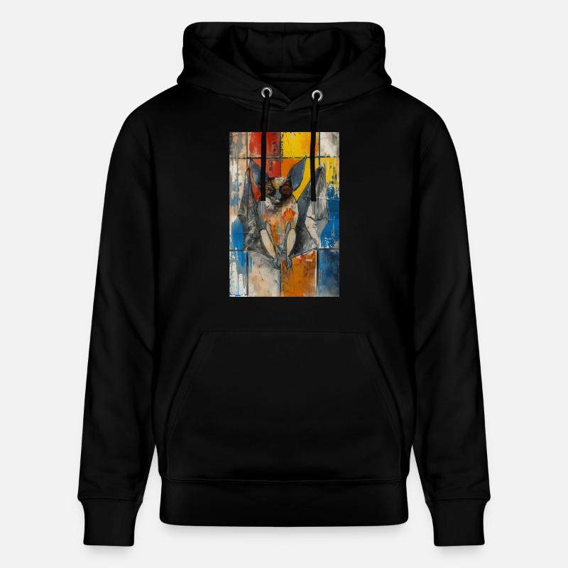 Raquette - Sweat à capuche bio CRUISER Stanley/Stella Unisexe - noir