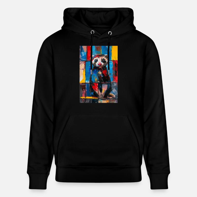 Furet - Sweat à capuche bio CRUISER Stanley/Stella Unisexe - noir