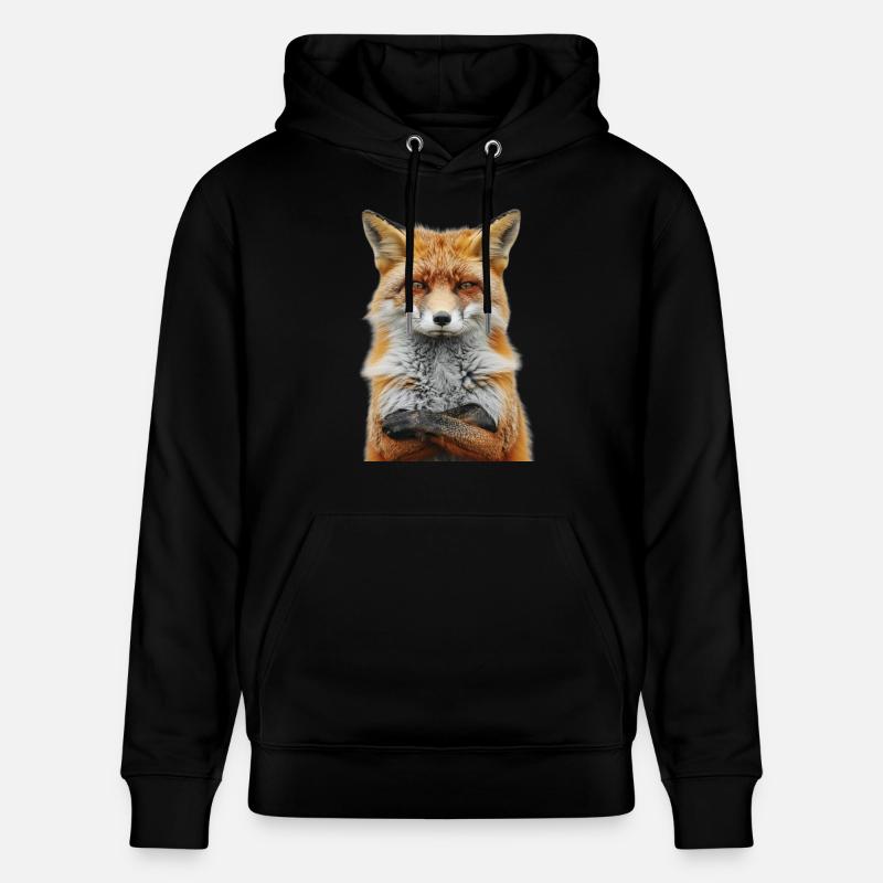 Fuchs - Stanley/Stella Unisex Bio-Hoodie CRUISER  - Schwarz