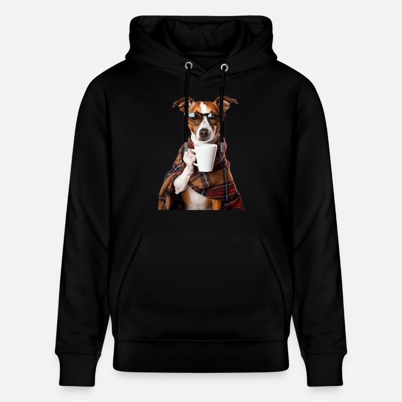 Hund - Stanley/Stella Unisex Bio-Hoodie CRUISER  - Schwarz