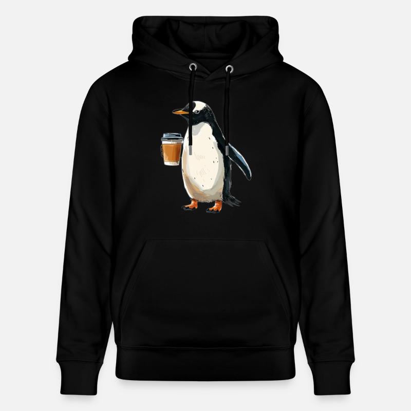 Pingouin - Sweat à capuche bio CRUISER Stanley/Stella Unisexe - noir