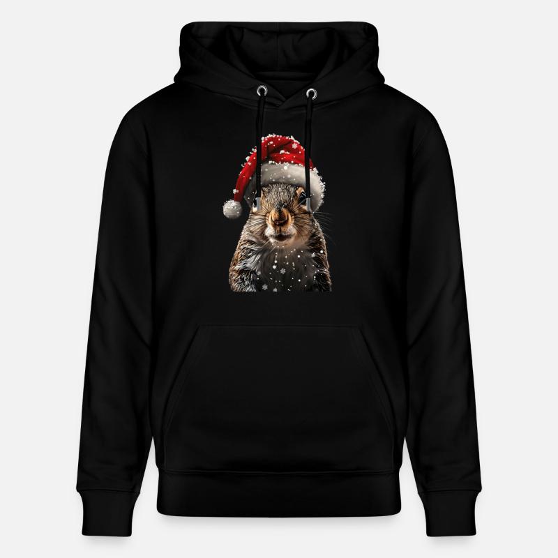 Eichhörnchen - Stanley/Stella Unisex Bio-Hoodie CRUISER  - Schwarz