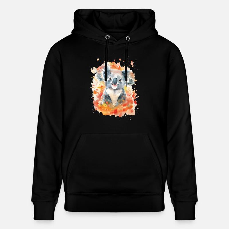 Koala - Sweat à capuche bio CRUISER Stanley/Stella Unisexe - noir