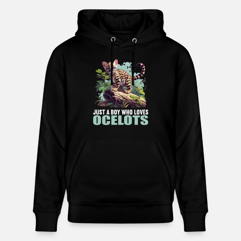 Ocelots Ocelot - Sweat à capuche bio CRUISER Stanley/Stella Unisexe - noir