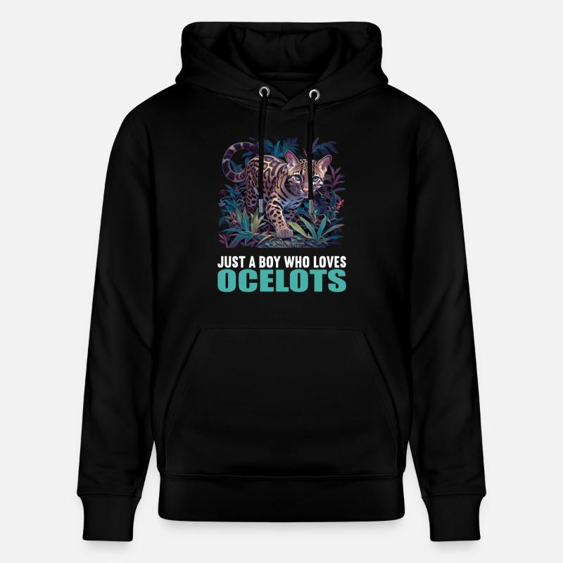 Ocelots Ocelot - Sweat à capuche bio CRUISER Stanley/Stella Unisexe - noir