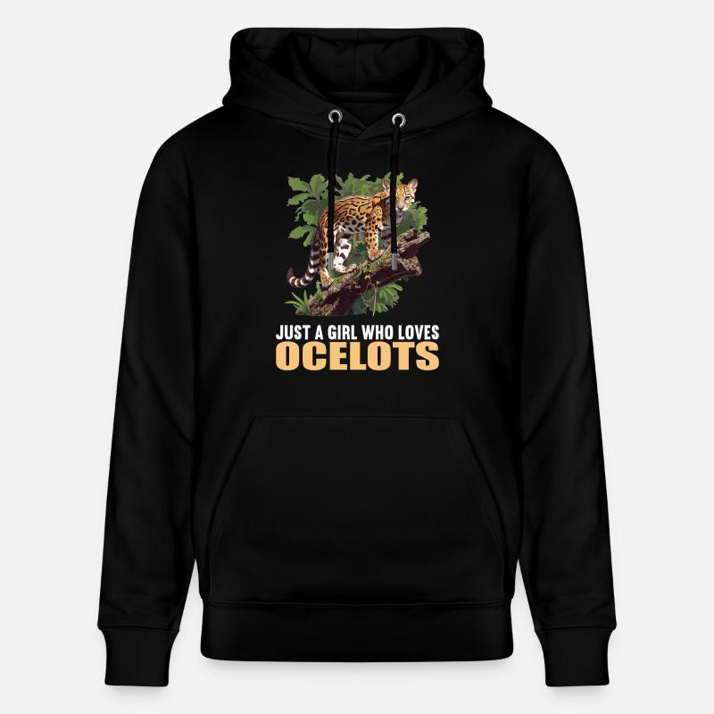 Ocelots Ocelot - Sweat à capuche bio CRUISER Stanley/Stella Unisexe - noir