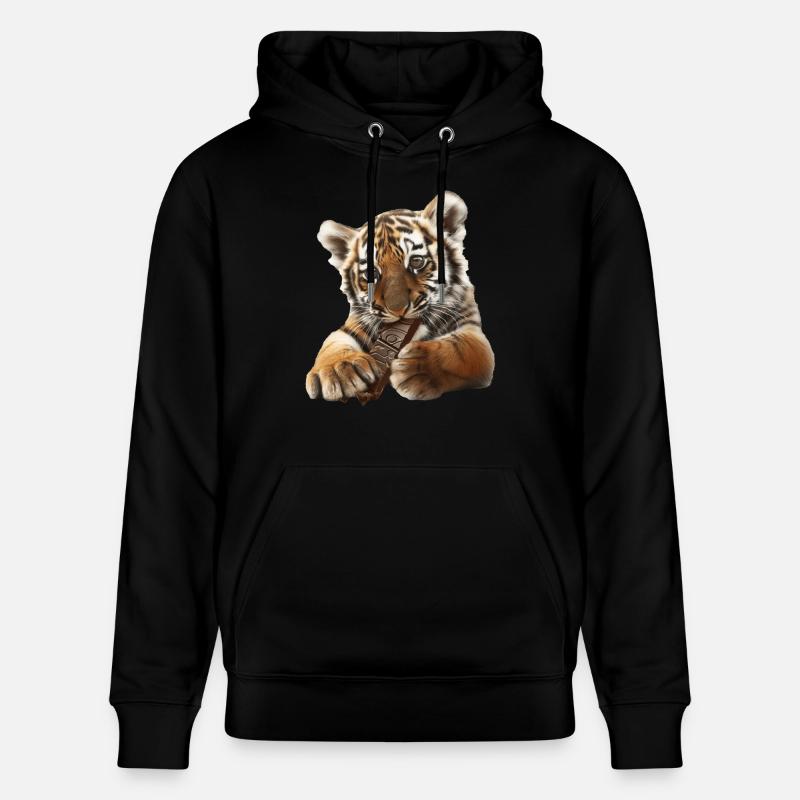 Tiger - Stanley/Stella Unisex Bio-Hoodie CRUISER  - Schwarz