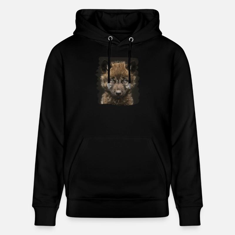 Loups Loup - Sweat à capuche bio CRUISER Stanley/Stella Unisexe - noir