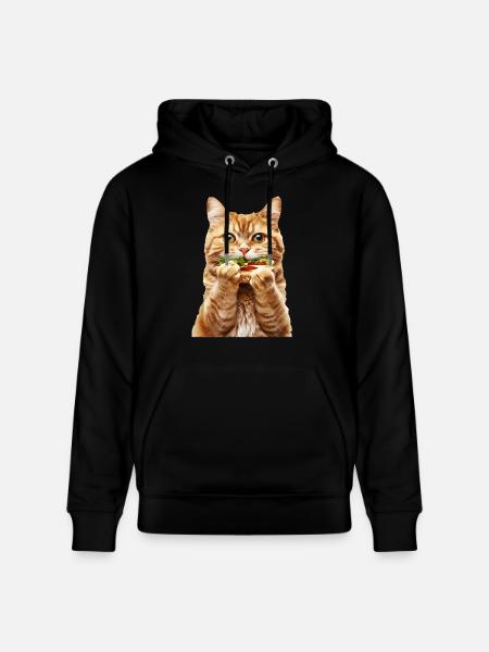 Katze - Stanley/Stella Unisex Bio-Hoodie CRUISER - Schwarz