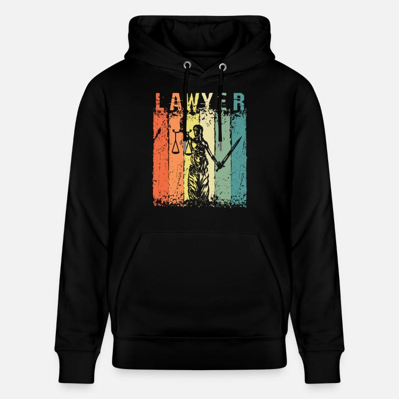 Avocat, Justice, Avocat, Avocat, - Sweat à capuche bio CRUISER Stanley/Stella Unisexe - noir