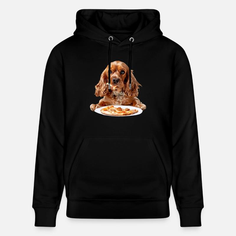 Cocker Spaniel - Sweat à capuche bio CRUISER Stanley/Stella Unisexe - noir