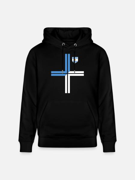 Argentine Cadeau Argentine Drapeau argentin - Sweat à capuche bio CRUISER Stanley/Stella Unisexe - noir