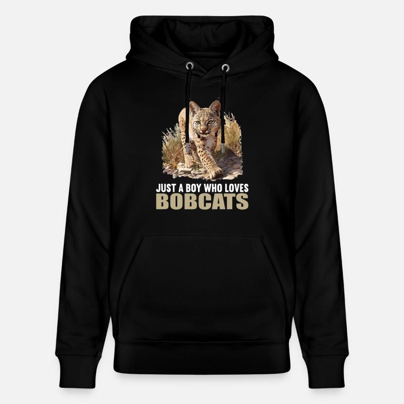 Bobcats Rotluchse Rotluchs Luchs - Stanley/Stella Unisex Bio-Hoodie CRUISER  - Schwarz