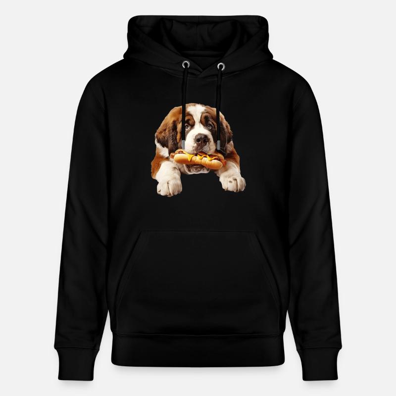 Saint-bernard - Sweat à capuche bio CRUISER Stanley/Stella Unisexe - noir