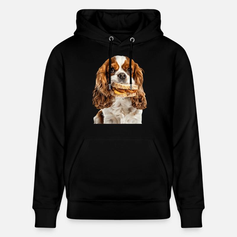 Cavalier King Spaniel - Stanley/Stella Unisex Bio-Hoodie CRUISER - Schwarz