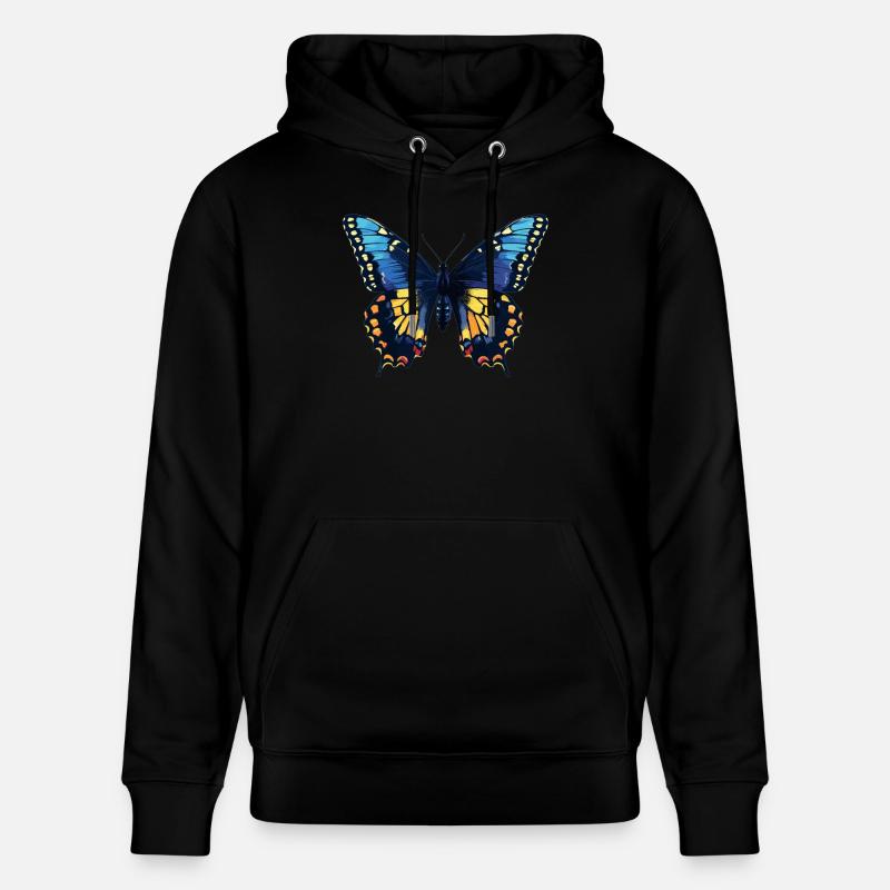 papillon papillons papillon papillon - Sweat à capuche bio CRUISER Stanley/Stella Unisexe - noir