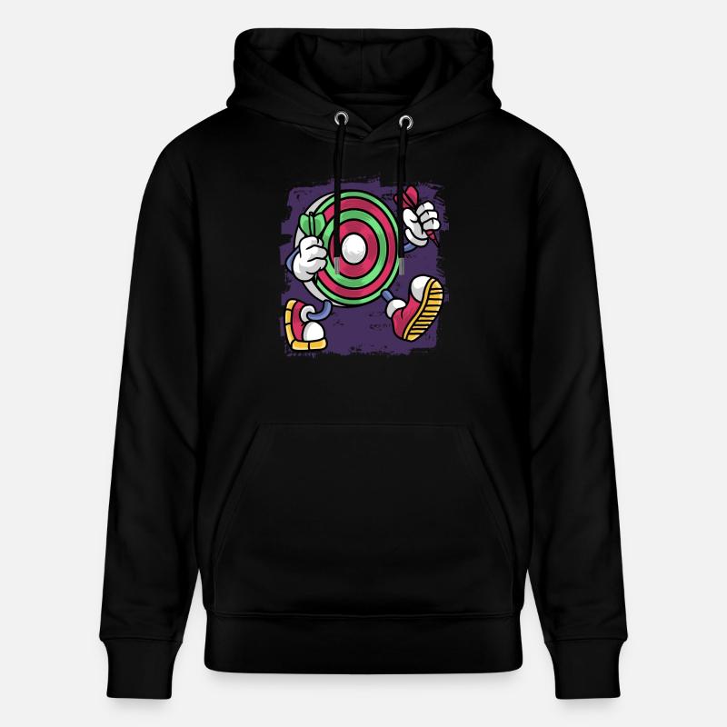 Dartist Darted Dartboard Holding Dart - Sweat à capuche bio CRUISER Stanley/Stella Unisexe - noir