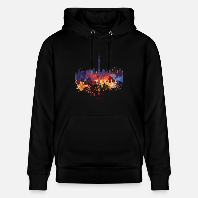 Machida - Sweat à capuche bio CRUISER Stanley/Stella Unisexe - noir