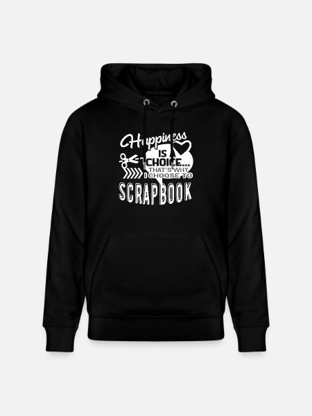 Scrapbook I Choose Scrapbook - Stanley/Stella CRUISER Unisex Organic Hoodie - black