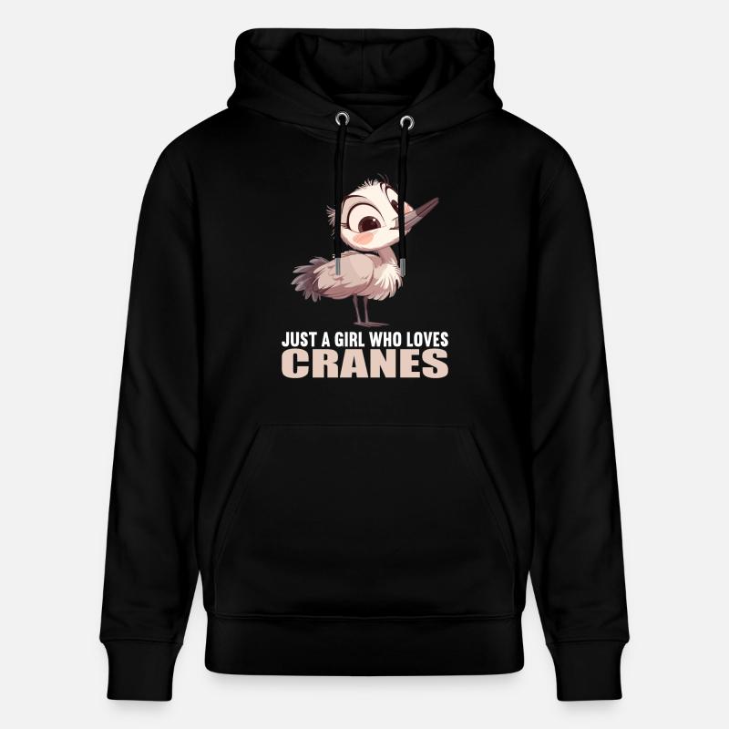 Grues Grues - Sweat à capuche bio CRUISER Stanley/Stella Unisexe - noir