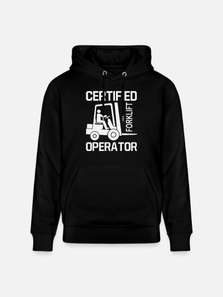 Gabelstaplerfahrer Gabelstaplerfahrer - Stanley/Stella Unisex Bio-Hoodie CRUISER  - Schwarz