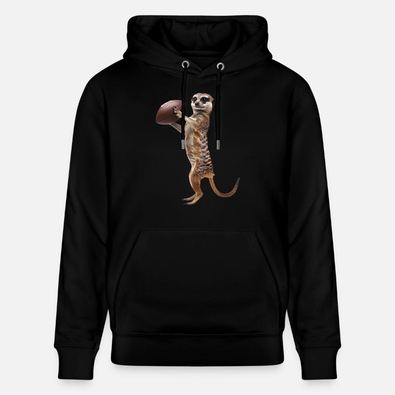 Football de suricate - Sweat à capuche bio CRUISER Stanley/Stella Unisexe - noir