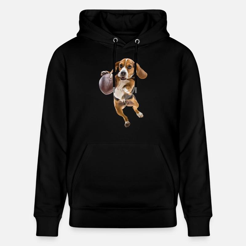 Beagle - Sweat à capuche bio CRUISER Stanley/Stella Unisexe - noir