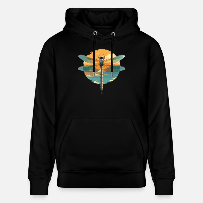 Libellules Libellule - Sweat à capuche bio CRUISER Stanley/Stella Unisexe - noir