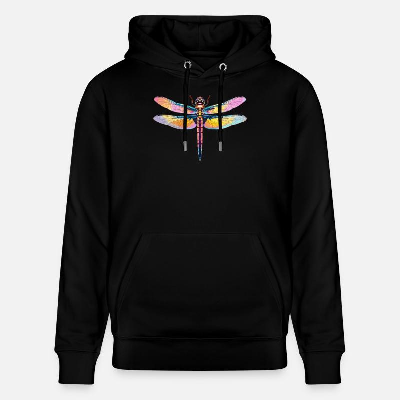 Libellen Libelle - Stanley/Stella Unisex Bio-Hoodie CRUISER  - Schwarz