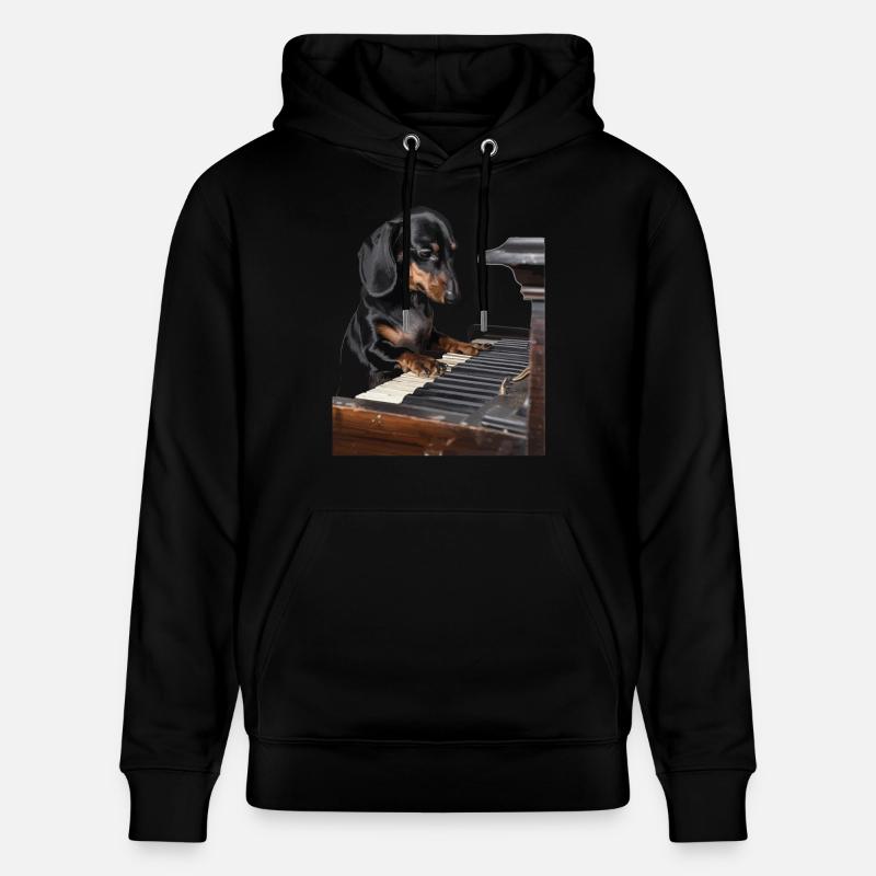 Teckel - Sweat à capuche bio CRUISER Stanley/Stella Unisexe - noir