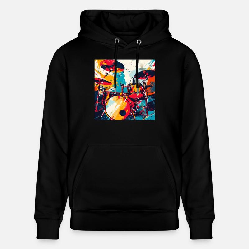 Percussion - Sweat à capuche bio CRUISER Stanley/Stella Unisexe - noir