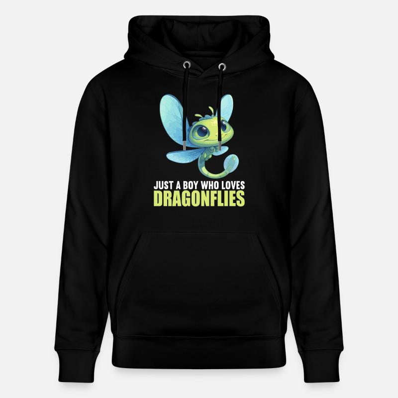 Libellules Libellule - Sweat à capuche bio CRUISER Stanley/Stella Unisexe - noir