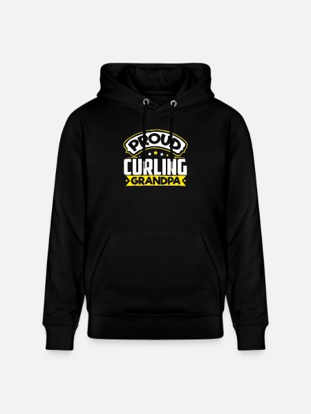 Sports Papi Curling Papi - Sweat à capuche bio CRUISER Stanley/Stella Unisexe - noir