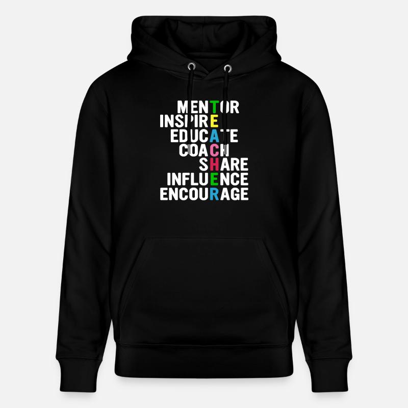 Enseignant - Sweat à capuche bio CRUISER Stanley/Stella Unisexe - noir