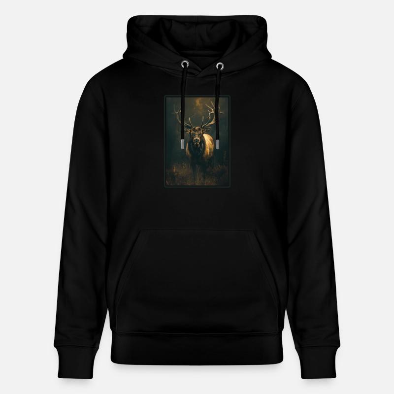 Elche Elch - Stanley/Stella Unisex Bio-Hoodie CRUISER  - Schwarz