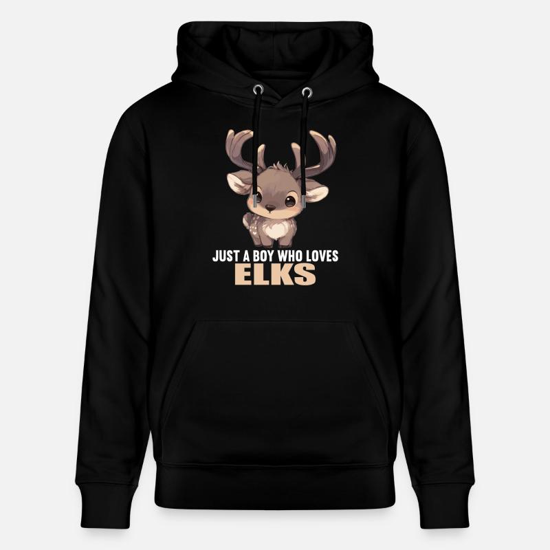 Elche Elch - Stanley/Stella Unisex Bio-Hoodie CRUISER  - Schwarz