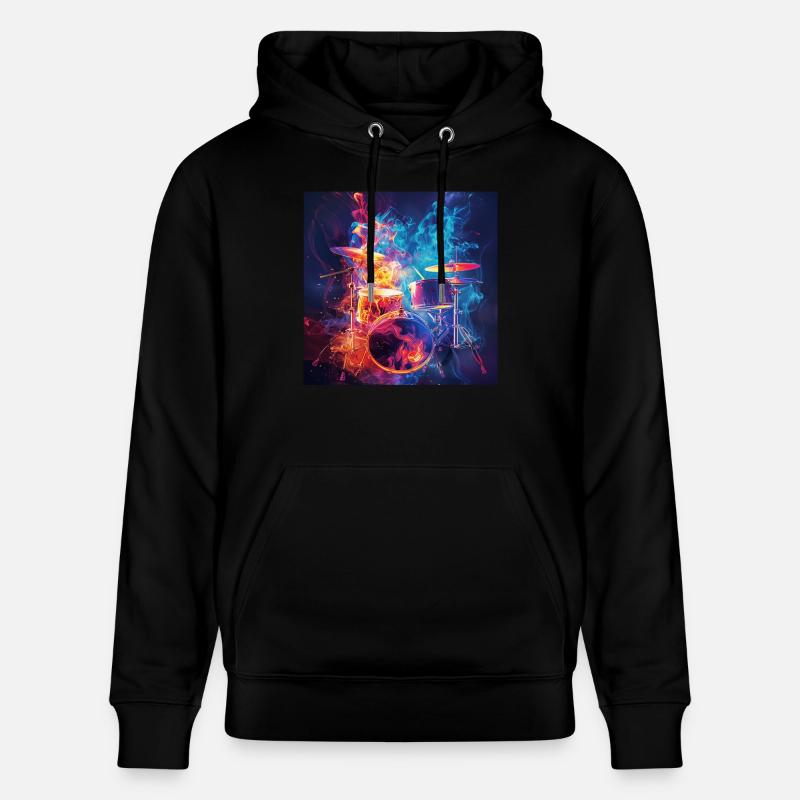 Percussion - Sweat à capuche bio CRUISER Stanley/Stella Unisexe - noir