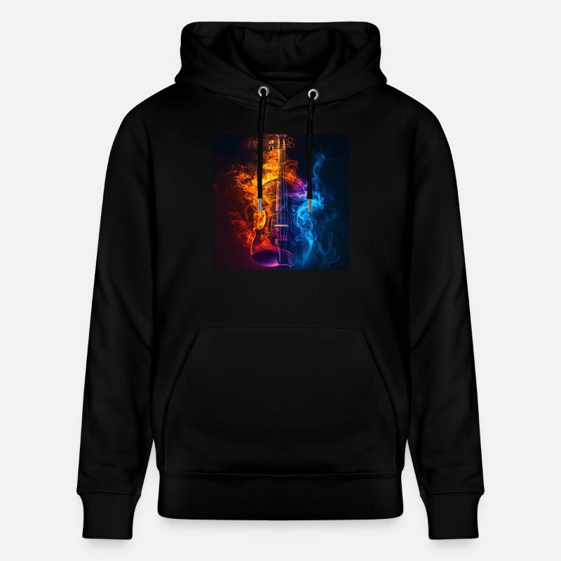 Violon - Sweat à capuche bio CRUISER Stanley/Stella Unisexe - noir