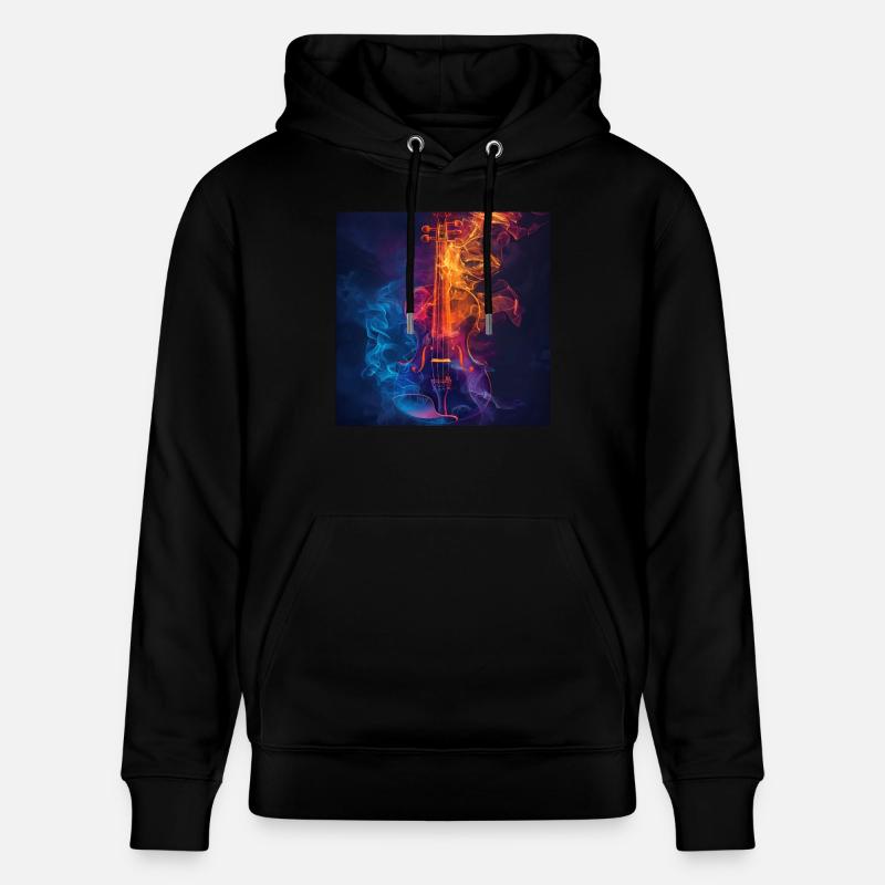 Violon - Sweat à capuche bio CRUISER Stanley/Stella Unisexe - noir