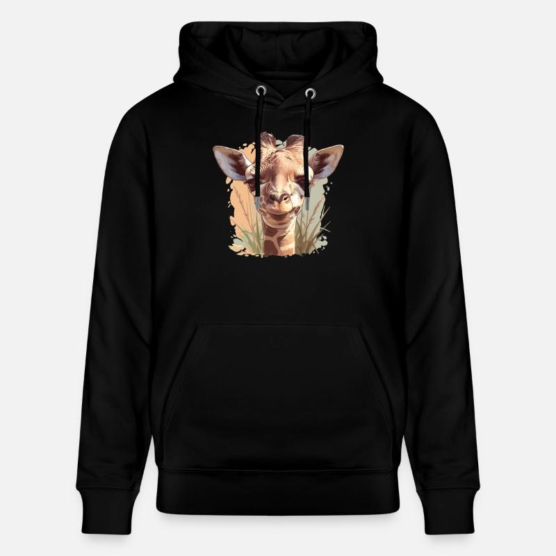 Girafes Girafe - Sweat à capuche bio CRUISER Stanley/Stella Unisexe - noir