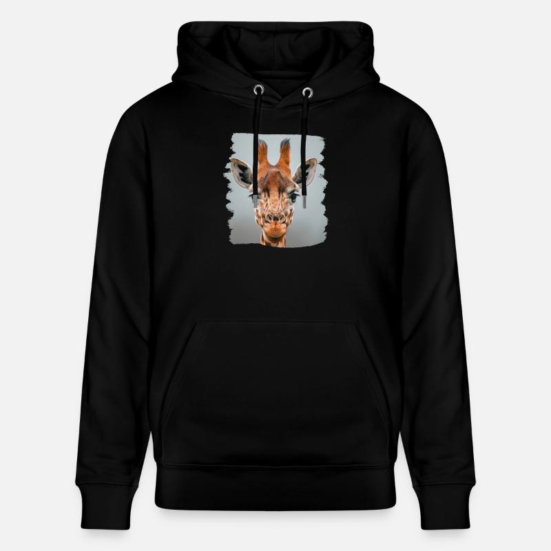 Girafes Girafe - Sweat à capuche bio CRUISER Stanley/Stella Unisexe - noir