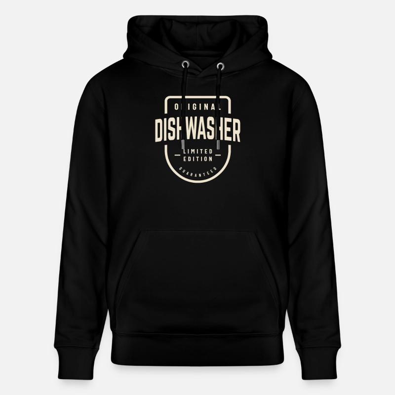 Style classique pour lave-vaisselle - Sweat à capuche bio CRUISER Stanley/Stella Unisexe - noir