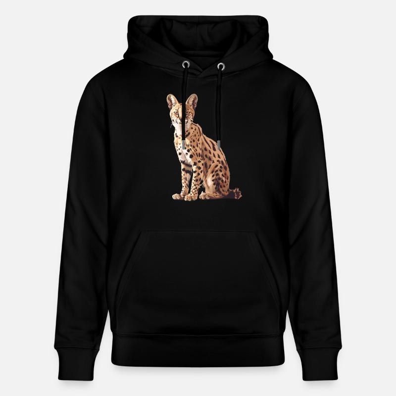 Servale Serval - Sweat à capuche bio CRUISER Stanley/Stella Unisexe - noir