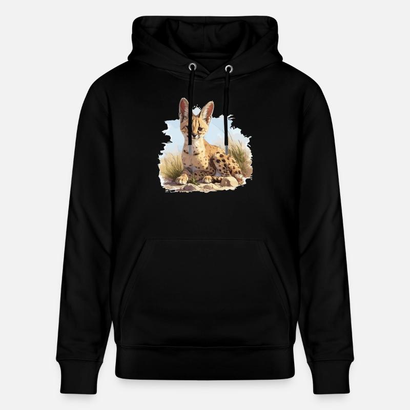Servale Serval - Sweat à capuche bio CRUISER Stanley/Stella Unisexe - noir