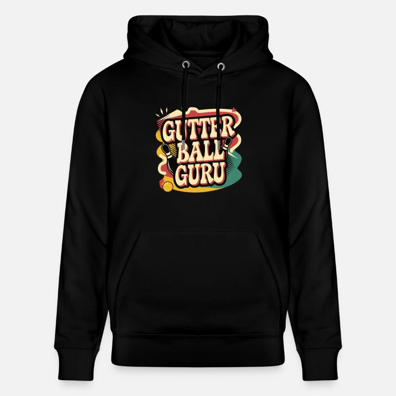 Gutter Ball Guru 10 - Stanley/Stella Unisex Bio-Hoodie CRUISER  - Schwarz